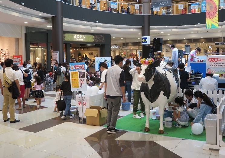 『ハッピーミルクフェスタ2018』の会場の様子です！